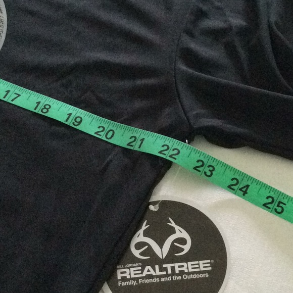RealTree Men’s Poly T-shirt Black Sz M - Picture 11 of 11